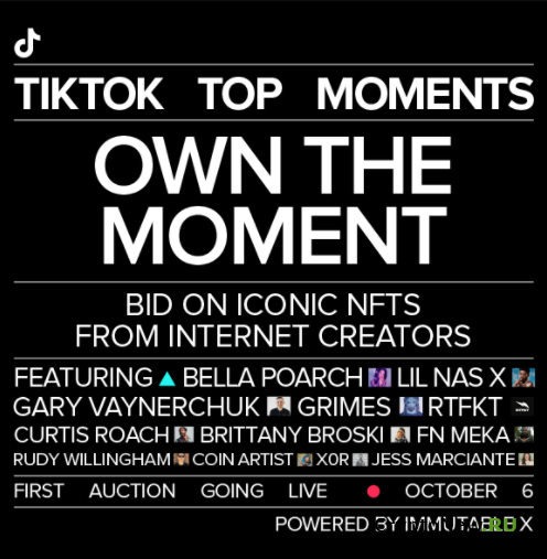 TikTok выходит на рынок NFT!