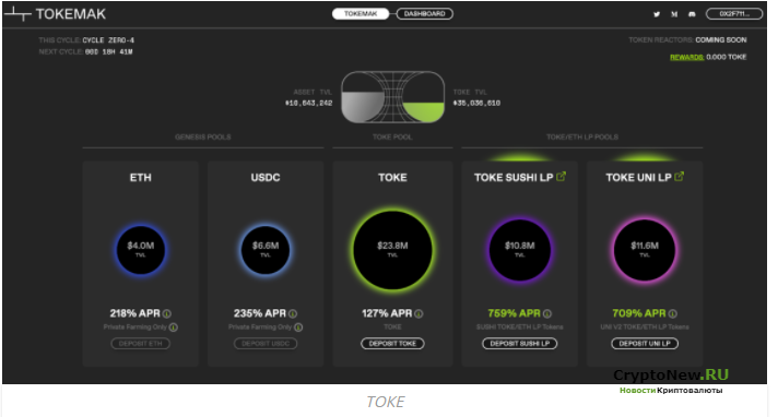 Что такое Tokemak (TOKE)?